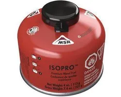 MSR IsoPro cartridge Gasfles 113g rood