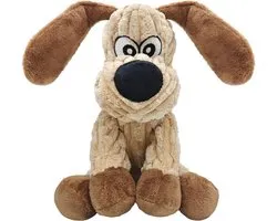 AEITPET Hondenspeelgoed, piepend knuffeldier voor kleine en middelgrote honden, duurzaam pluche speelgoed, schattig - ShopVlot