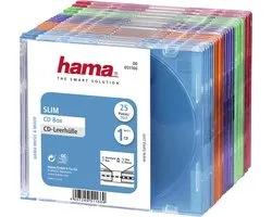 Hama CD box slim 25-pack multi kleur