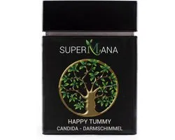 SuperMana Happy Tummy kruidenthee - natuurlijk middel bij candida schimmelinfectie darmen - 65 gram