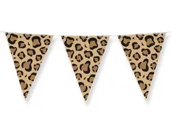 Party Flags foil - Leopard