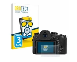 BROTECT - Screenprotector voor Panasonic DC-FZ1000 II / DC-TZ200 - Folie Beschermfolie Beschermglas matte 3 Stuks
