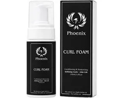 Phoenix Hair Products - Curl Mousse - Foam - Haarmousse - Verstevigende, Hydraterende & Verzorgende werking - 100ml