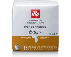 illy - Iperespresso - koffiecapsules - Arabica Selection - Ethiopië - 6 x 18 capsules