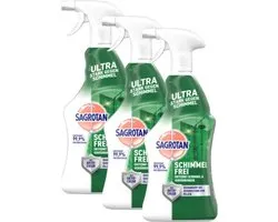 SAGROTAN Schimmelreiniger Badkamer - 3x 750ml Voordeelpack | Schimmelvreter - Schimmelverwijderaar - Anti schimmelspray - Mold Cleaner - Schimmelreiniger Muur - Bison en HG alternatief