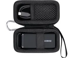 Hard Storage Carrying Case voor Samsung T5 EVO Portable SSD - EVA Schokbestendige Reisopslag voor 2TB, 4TB en 8TB Externe SSD