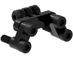 Lezyne Flexi Stem Mount - Support de tige - Convient aux vélos - Brides GoPro - Zwart