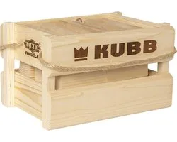 Tactic Kubb – Vang- en werpspel – Origineel Zweeds Werpspel In Luxe Houten Draagkist – Duurzaam Grenenhout