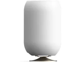 Kooduu Atmos - Wijnkoeler - Bluetooth Speaker - LED Lamp - Zilverkleurig - 35 cm - Dimbaar - Tafellamp - Oplaadbaar - Party Speaker - Speakerlamp