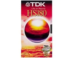 Videoband VHS TDK E 180 HS                HH