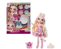 Rainbow High Shimmers met slijm-modepop - Bella (roze)