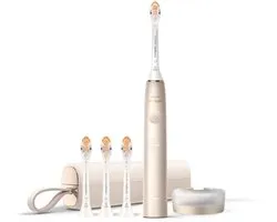 Philips Sonicare DiamondClean Prestige 9900 – Elektrische Tandenborstel met SenseIQ – AI - Champagne - 4 Opzetborstels - HX9992/44