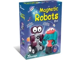 Science4you DIY Magnetische Robots voor Kinderen: Magnetische Blokken Set, Magnetisch Speelgoed voor Kinderen, Montessori Speelgoed, Origineel Cadeau voor Jongens en Meisjes van 3 4 5 6 7+ Jaar