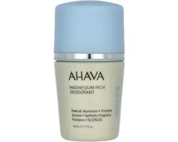 AHAVA Magnesium deodorant - Vermindert zweet en geurtjes - Houdt de oksels droog - Geschikt voor de gevoelige huid - VEGAN - Alcohol- en parabenenvrij - 50ml