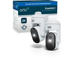 Caméra de sécurité extérieure PTZ Arlo Essential3 2K - 2 Caméras IP
