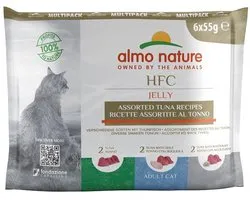 HFC cats 55g multipack jelly tonijn smaken