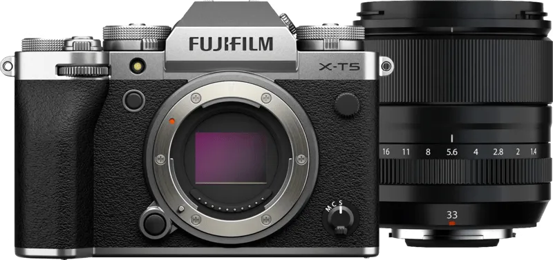 Fujifilm X-T5 Zilver + XF 33mm f/1.4 R LM WR