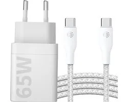 65w USB C oplader 3 meter - Oplader / Adapter geschikt voor MacBook Air M1 M2 M3 A2337 A2681 A3113 - Power Delivery