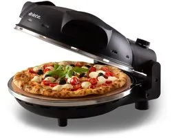 Ariete 0917/00 - PIZZA IN 4 'MINUTES - pizzaoven - 1200W - timer - diameter 32 cm - max. 400 graden - zwart