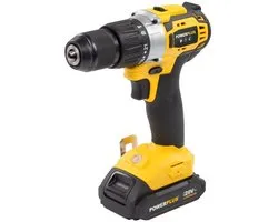 Perceuse à percussion sans fil Powerplus POWX00512 - 20V - Incl. 2x batterie 2,0 Ah et chargeur