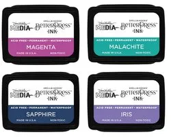 Spellbinders BetterPress Mini Stempelkussens - Happy - 4 st.