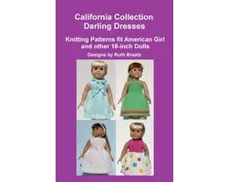 California Collection - Darling Dresses, Knitting Patterns fit American Girl and other 18-Inch Dolls