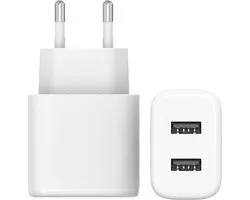 ThunderGold USB Adapter Stekker - USB Stekker 2 Poorten - USB Oplader - Oplader USB A