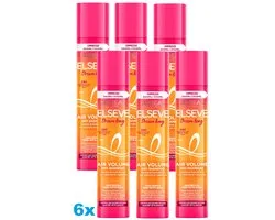 L’Oréal Paris Elseve Dream Long Air Volume Droogshampoo – 6 x 200 ml – Voor Vet Haar bij de Aanzet – 24H Volume