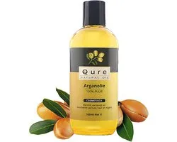Arganolie 100ml | Biologisch | 100% Puur & Onbewerkt | Argan Olie voor Gezicht, Haar en Lichaam | Huidolie | Haarolie | Moroccan Argan Oil