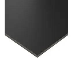 Panneau HPL - Panneau de Façade Panneau de Balcon - Revêtement Extérieur Résistant aux Intempéries et aux Rayures - 100x20cm 6mm - Anthracite