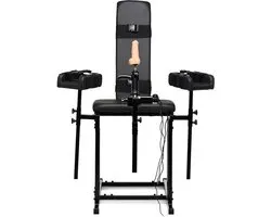 XR Brands AH155 - MS Obedience Chair with Sex Machine - Black