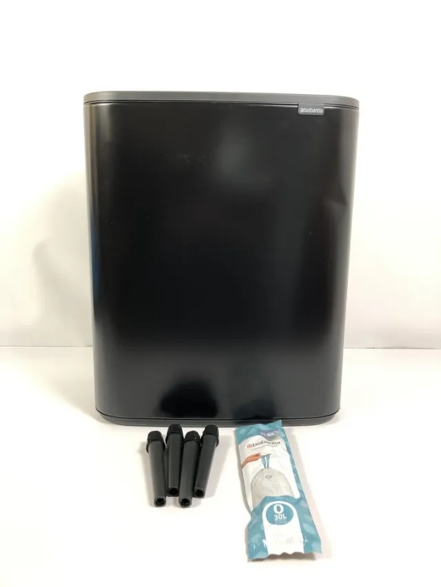 Brabantia BO Touch Bin Hi 2x30L - Mülltrennung, sanftes Öffnen, perfekte Höhe