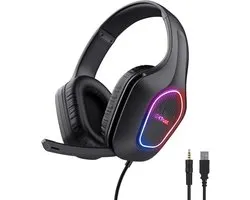 Trust GXT 416 ZIROX Casque Filaire Arceau Jeux USB Type-A Zwart