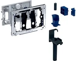 Geberit DuoFresh porte-bâton de toilette, sans purification des odeurs, convient pour Sigma 12 cm, chrome