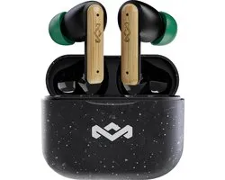 House of Marley Little Bird Draadloze Oordopjes - Bluetooth Oortjes Draadloos - 24 uur Batterijduur - Eco Friendly Design - Quickcharge - Touchbediening - Zwart