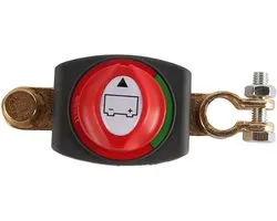 Coupe-batterie voiture Interrupteur de séparation 12V-24V Interrupteur principal On-Off Avec interrupteur d'alimentation pour voiture, moto, marine, bateau, caravane, yacht, bus