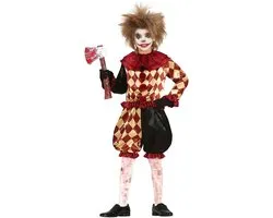 Fiestas Guirca - Horror Clown jongens (5-6 jaar) - Carnavalskleding - Carnaval - carnavalskleding 2027 - Carnaval kostuum