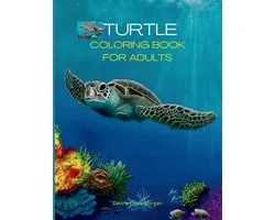 Turtle Coloring Book for Adults