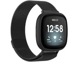 iMoshion milanaise iMoshion pour Fitbit Versa 3 - Zwart