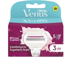 Gillette Venus ComfortGlide Sugarberry Navulmesjes - 3 Stuks