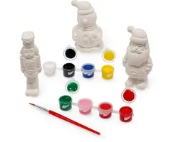 Legami - Paint your Christmas - Xmas Figurine Decoration Kit