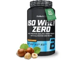 Poudre de protéines isolées BiotechUSA - ISO WHEY zero (908 g) - saveur: Noisette
