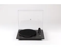Rega Planar 1 Plus Platenspeler met Phono Voorversterker - Carbon Cartridge - Mat Zwart
