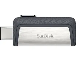SanDisk Ultra Dual Drive USB Type-C lecteur USB flash 32 Go USB Type-A / USB Type-C 3.2 Gen 1 (3.1 Gen 1) Noir, Argent