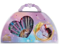 Undercover kleurkoffer Unicorn Academy 51-delig creatief speelgoed.