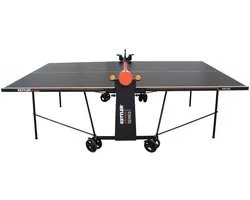 Table de tennis de table d'extérieur Kettler Basic – Résistante aux intempéries, Pliable