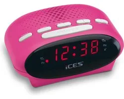 Ices ICR-210 - Wekkerradio - Roze