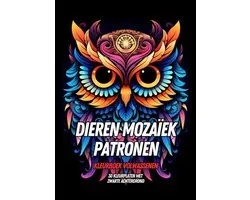 Kleurboek Volwassenen - Dieren Mozaïek Patronen