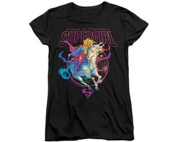 Superman Supergirl - Woman Of Tomorrow Dames T-shirt - zwart - XL