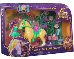 Spinmaster Unicorn Academy Ava & Leaf Stall - Magische speelset